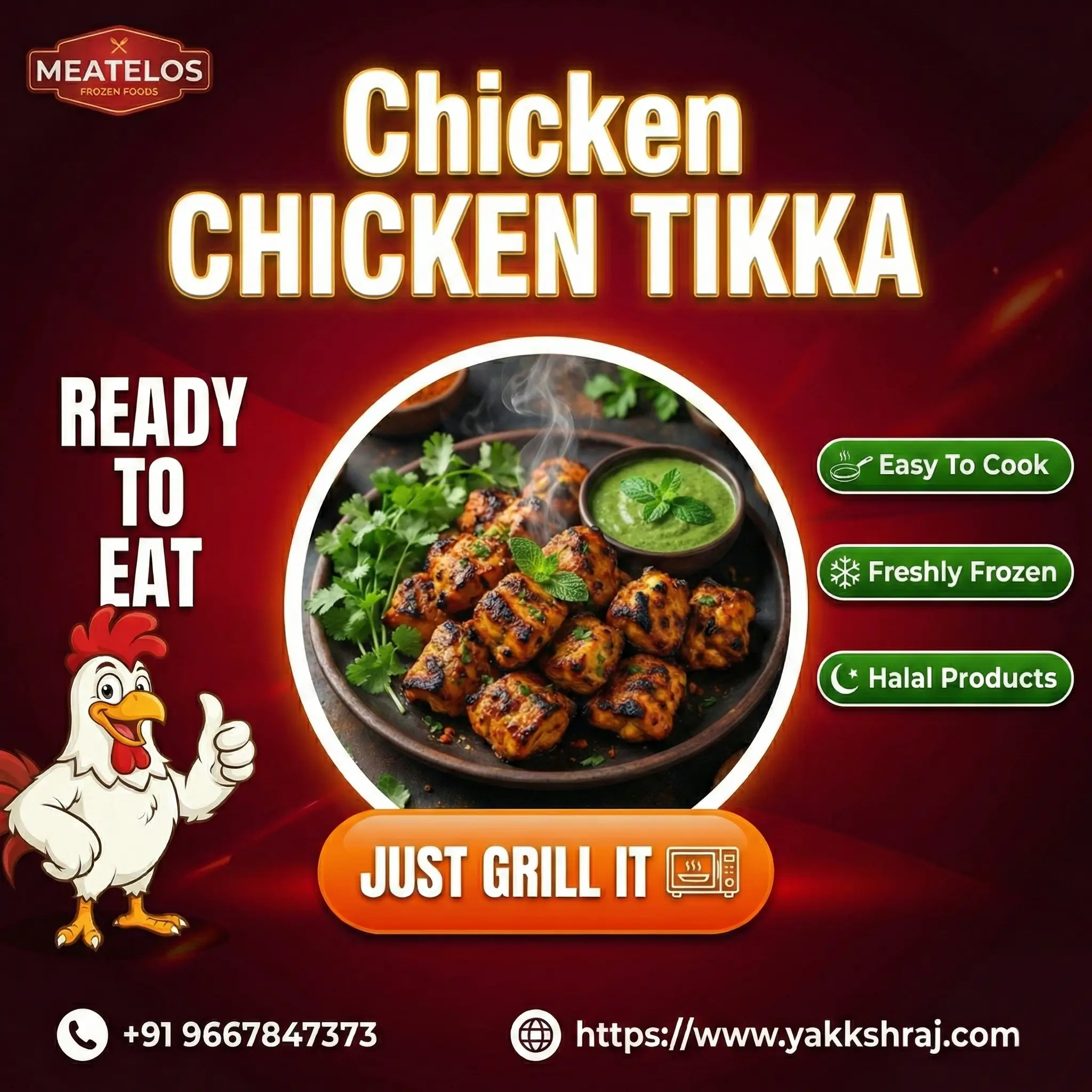 Meatelos Chicken Tikka Yakshraj Meatelos Chicken Tikka - Image 1